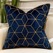 Load image into Gallery viewer, Cocktail Blue SOFA Cushion (Cushion Cover) - Pillows Paradise