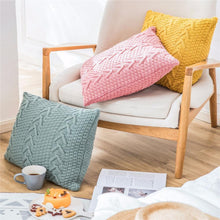Load image into Gallery viewer, Country Side Twist Woven Design (Cushion Cover) - Pillows Paradise