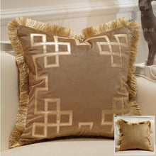 Load image into Gallery viewer, Cocktail Luxury Velvet Tassels (Cushion Cover) - Pillows Paradise
