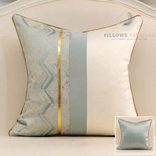 Load image into Gallery viewer, Cocktail Modern Patchwork Leather (Cushion Cover) - Pillows Paradise
