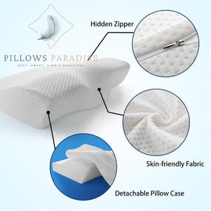 Butterfly Memory Foam Pillow (Large) - Pillows Paradise