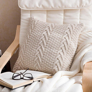 Country Side Twist Woven Design (Cushion Cover) - Pillows Paradise